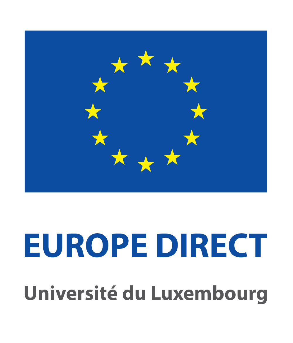 Logo Europe Direct, University of Luxembourg